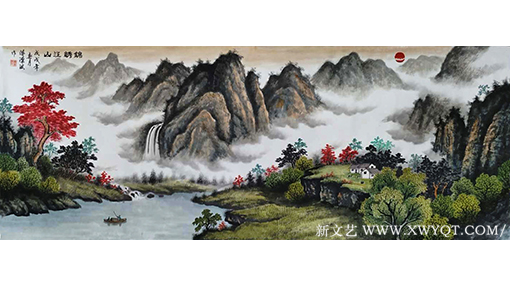 陈汉波作品 《锦绣江山》